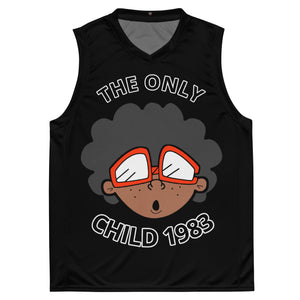 The Only Child 1983 Bighead Home Recycled unisex basketball jersey
