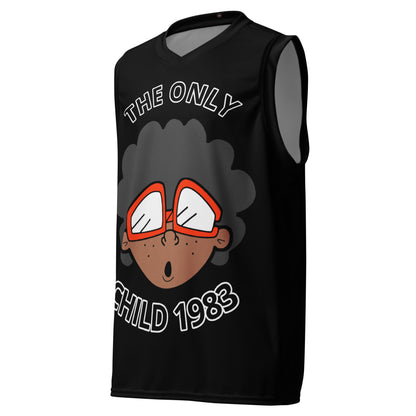 The Only Child 1983 Bighead Home Recycled unisex basketball jersey