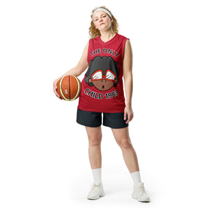 The Only Child 1983 Bighead Away Recycled unisex basketball jersey