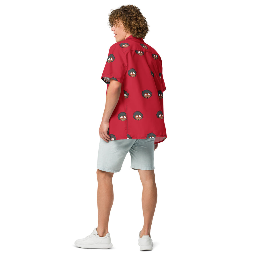 The Only Child 1983 4in Monogram Bighead Logo Unisex button shirt