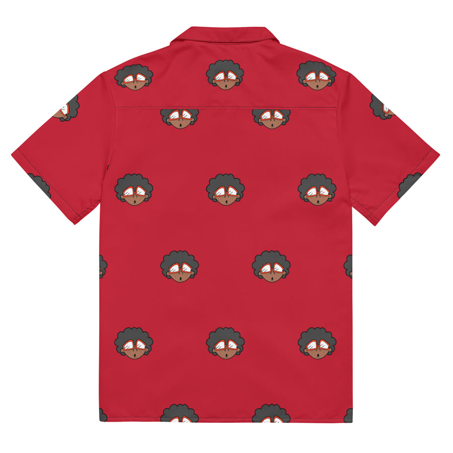 The Only Child 1983 4in Monogram Bighead Logo Unisex button shirt