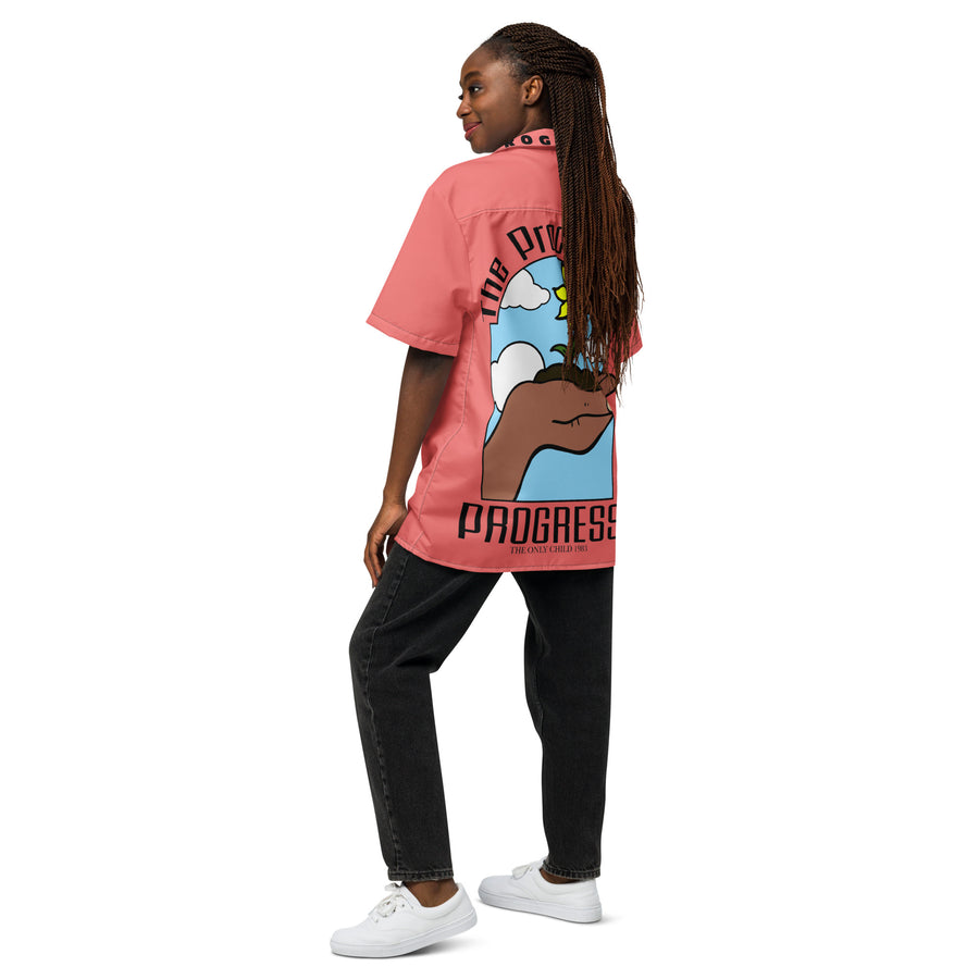 The Only Child 1983 PROCESS/PROGRESS Unisex button shirt