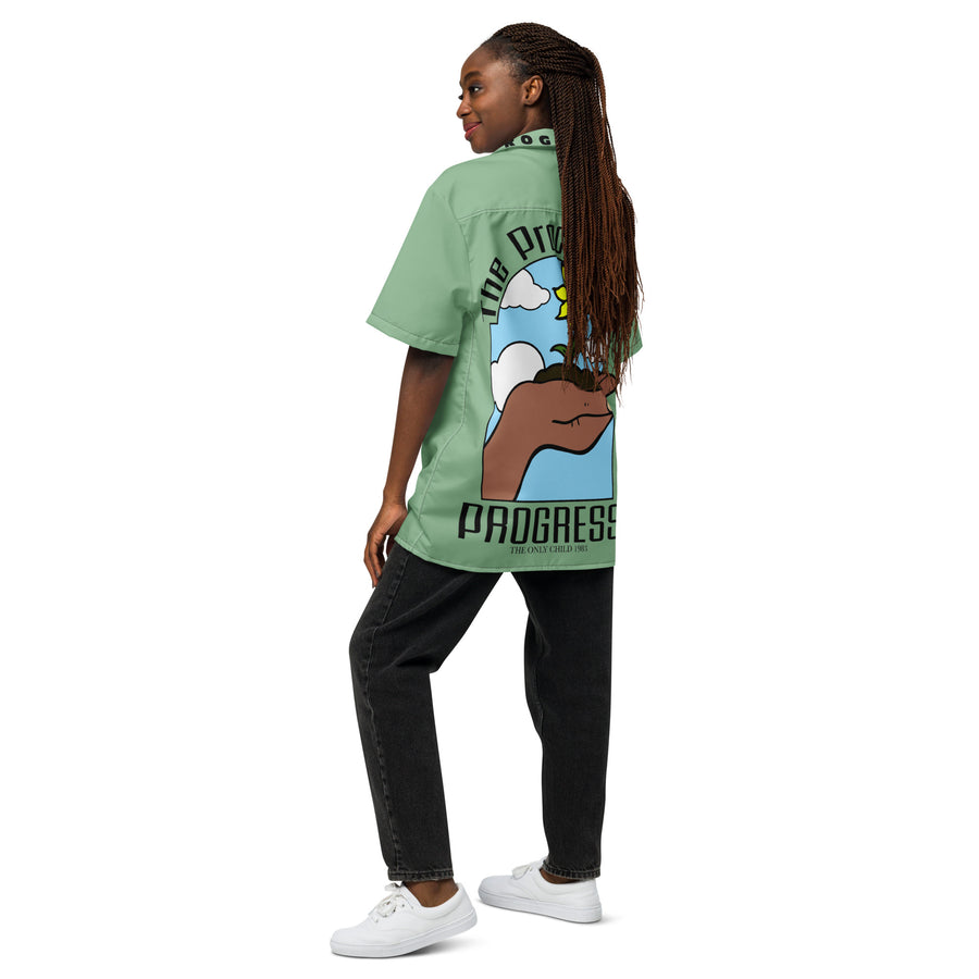 The Only Child 1983 PROCESS/PROGRESS Unisex button shirt