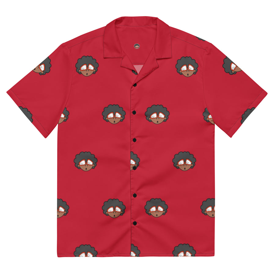 The Only Child 1983 4in Monogram Bighead Logo Unisex button shirt