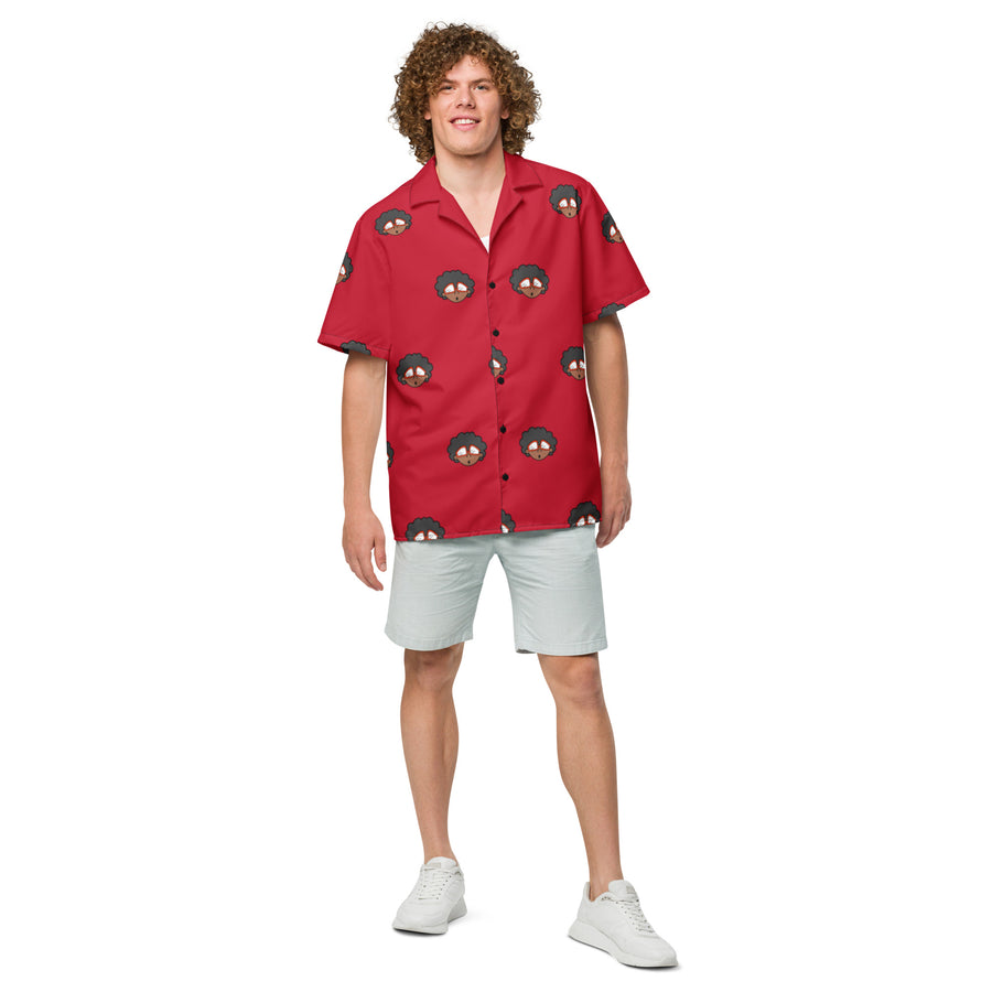 The Only Child 1983 4in Monogram Bighead Logo Unisex button shirt