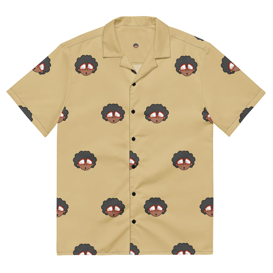The Only Child 1983 4in Monogram Bighead Logo Unisex button shirt