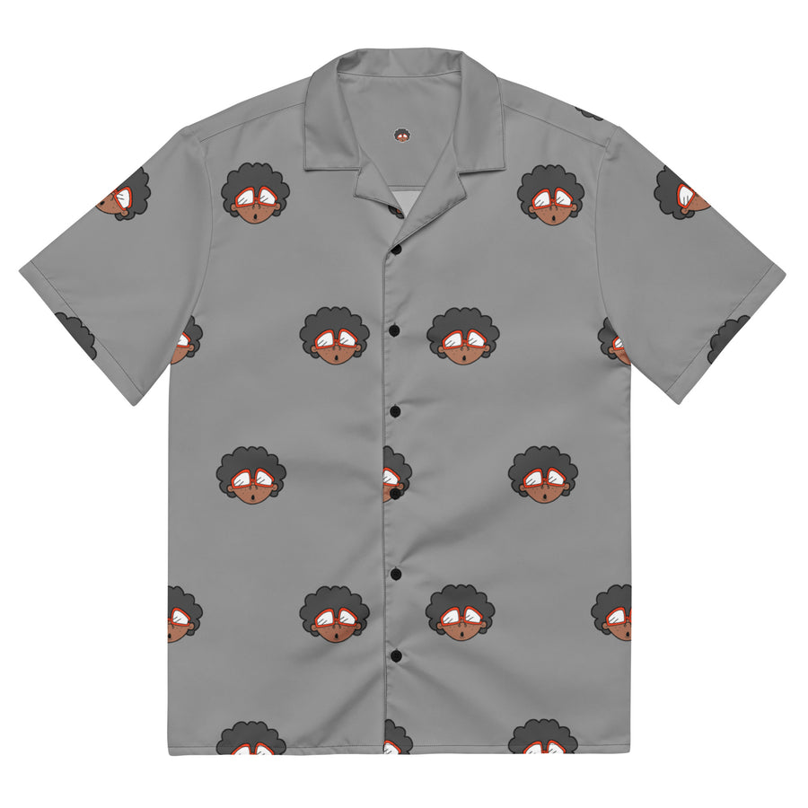 The Only Child 1983 4in Monogram Bighead Logo Unisex button shirt