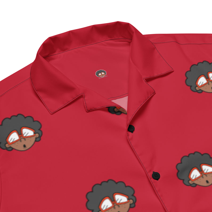 The Only Child 1983 4in Monogram Bighead Logo Unisex button shirt