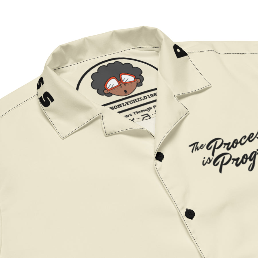 The Only Child 1983 PROCESS/PROGRESS Unisex button shirt
