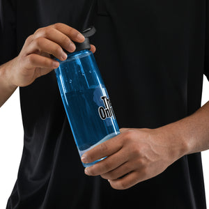 The Only Child 1983 Full Word Logo Sports water bottle