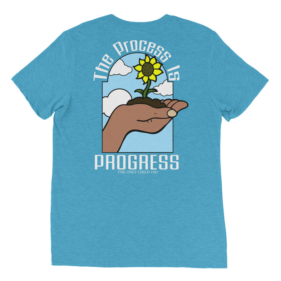 The Only Child 1983 PROGRESS Short sleeve t-shirt w/ white letters