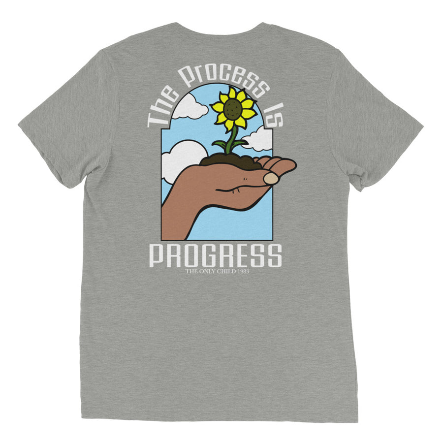 The Only Child 1983 PROGRESS Short sleeve t-shirt w/ white letters