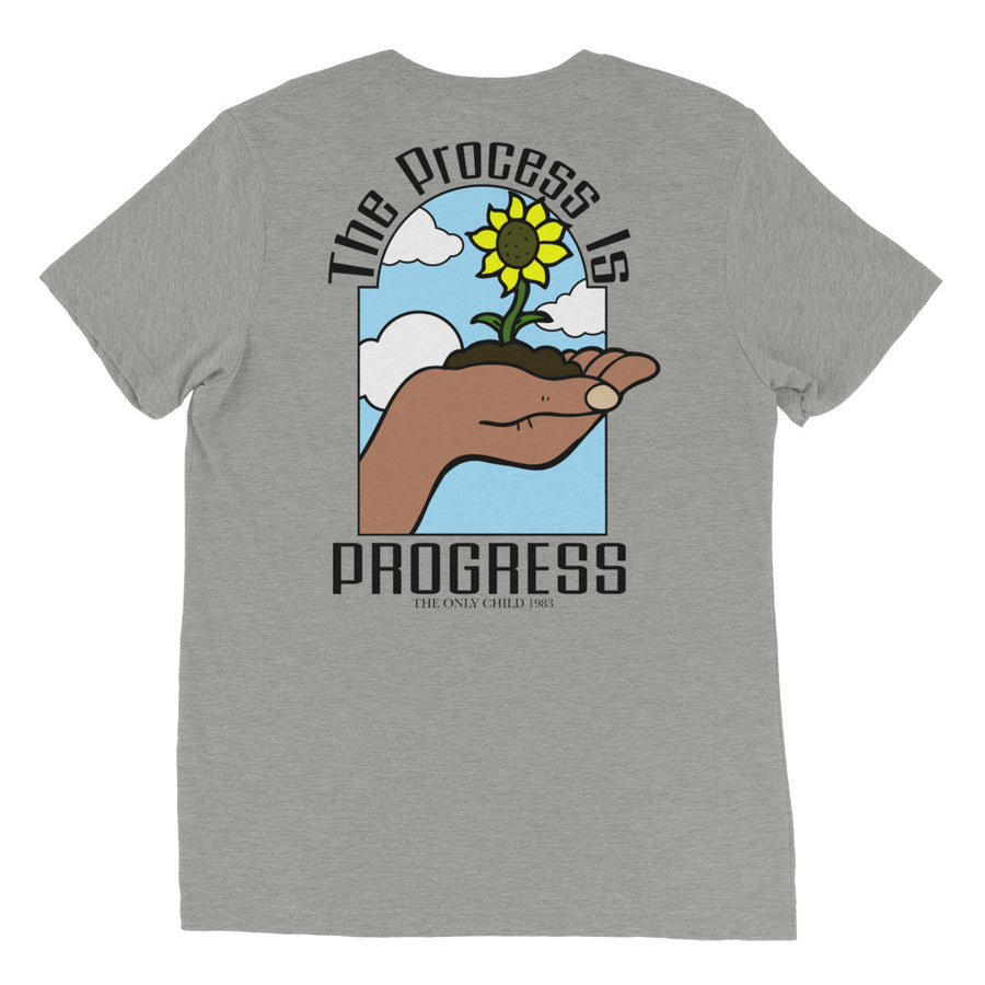 The Only Child 1983 PROGRESS Short sleeve t-shirt w/ black letters
