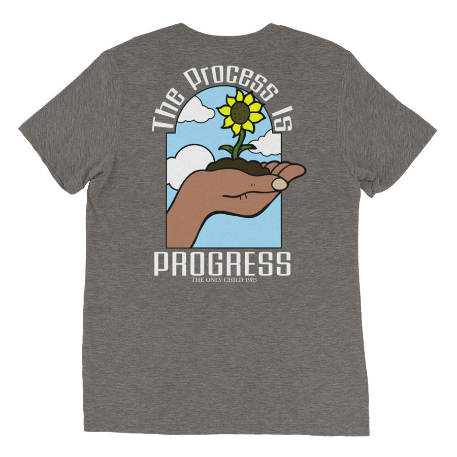 The Only Child 1983 PROGRESS Short sleeve t-shirt w/ white letters