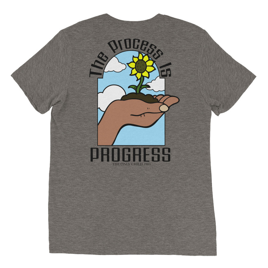 The Only Child 1983 PROGRESS Short sleeve t-shirt w/ black letters