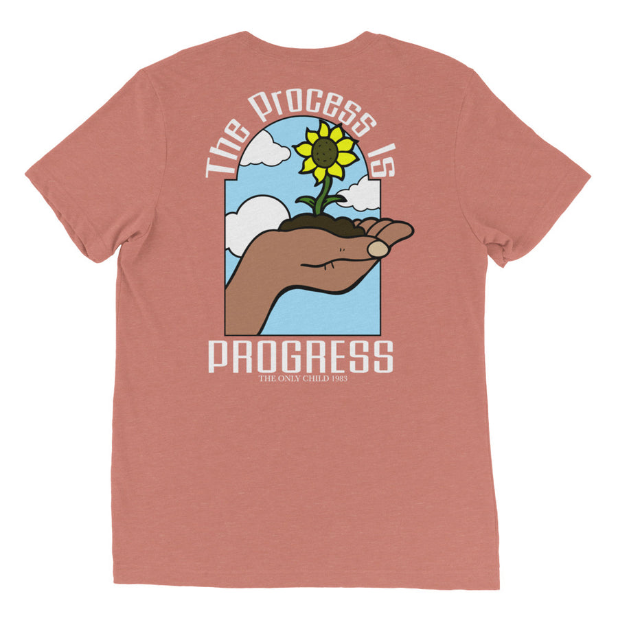 The Only Child 1983 PROGRESS Short sleeve t-shirt w/ white letters