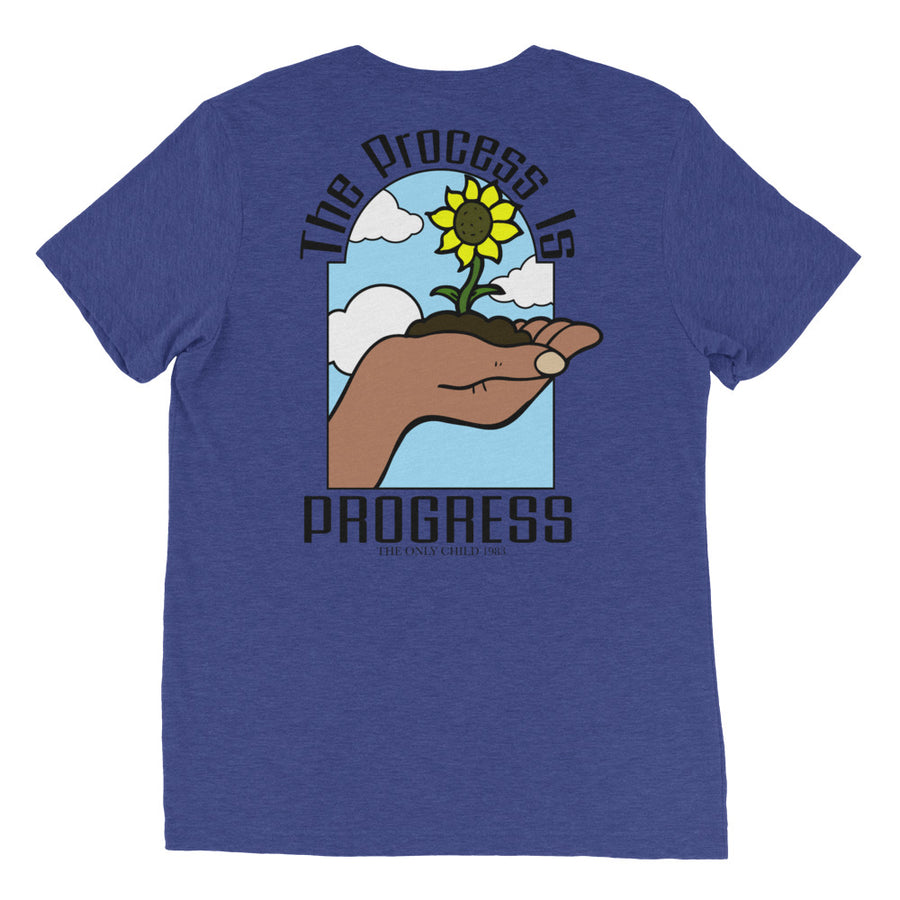 The Only Child 1983 PROGRESS Short sleeve t-shirt w/ black letters