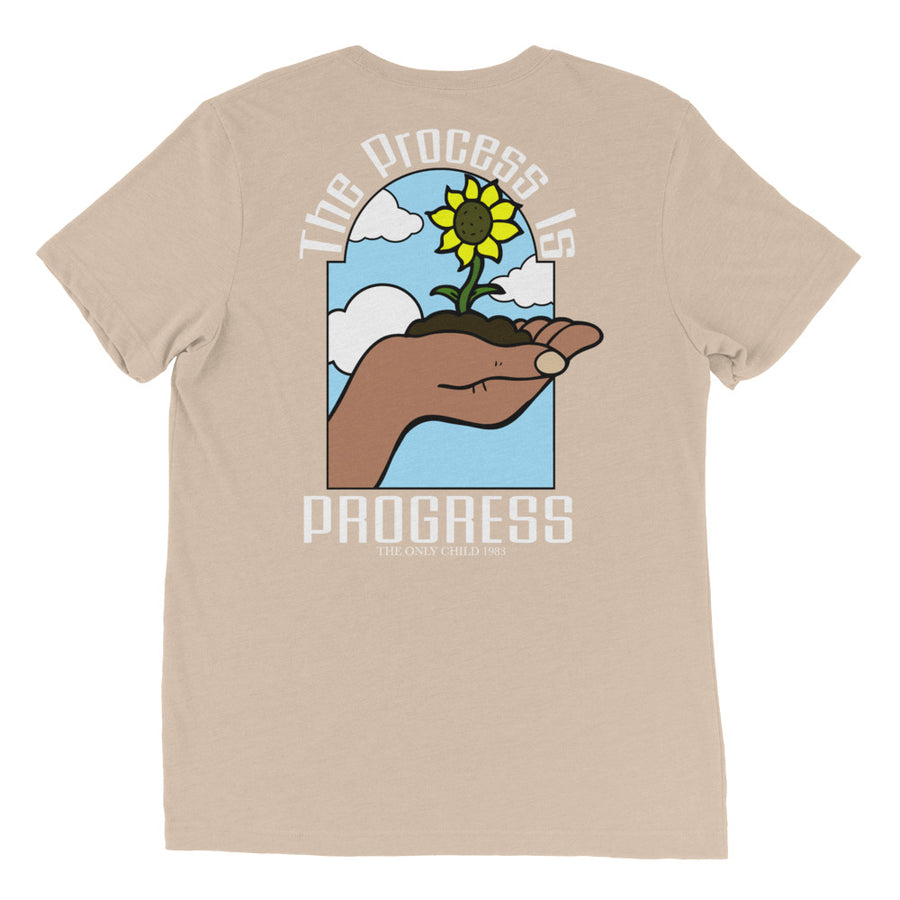 The Only Child 1983 PROGRESS Short sleeve t-shirt w/ white letters