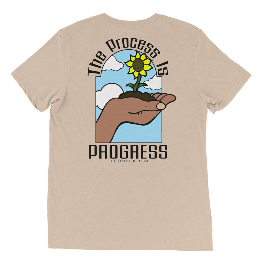 The Only Child 1983 PROGRESS Short sleeve t-shirt w/ black letters
