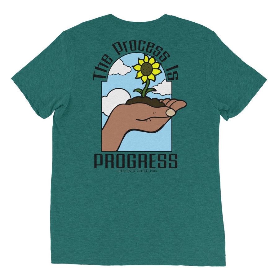 The Only Child 1983 PROGRESS Short sleeve t-shirt w/ black letters