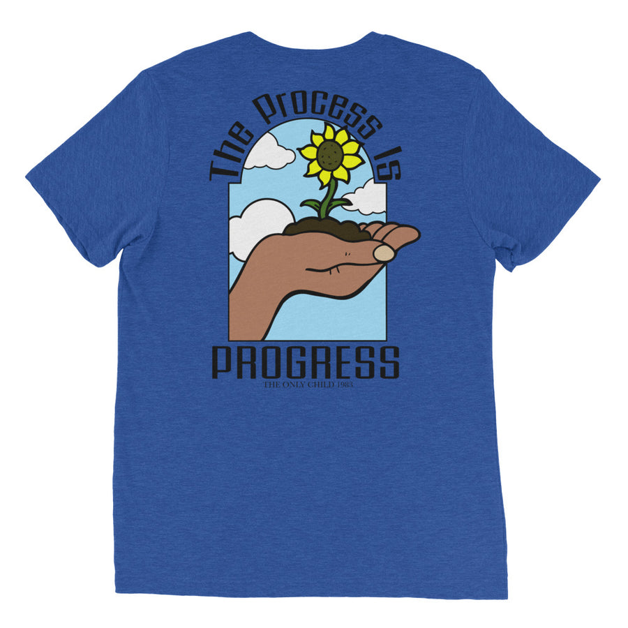 The Only Child 1983 PROGRESS Short sleeve t-shirt w/ black letters