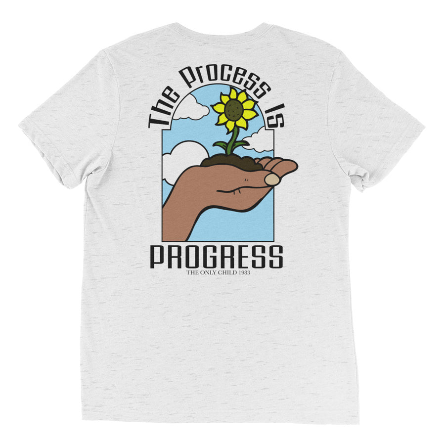 The Only Child 1983 PROGRESS Short sleeve t-shirt w/ black letters