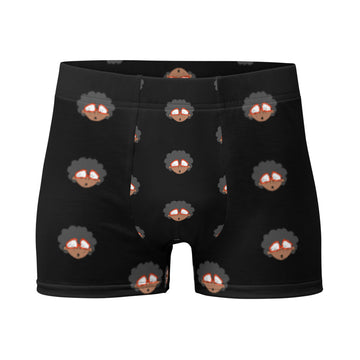 The Only Child 1983 Monogram Bighead Logo Boxer Briefs (BLACK)