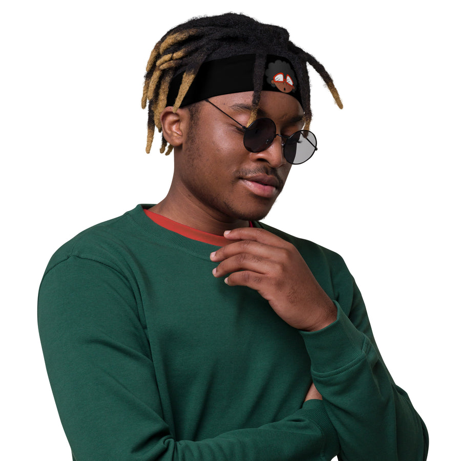 The Only Child 1983 Bighead Logo Headband (black)