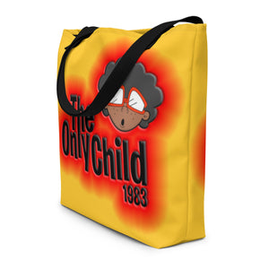The Only Child 1983 Energy Burst Large Tote Bag (gold)