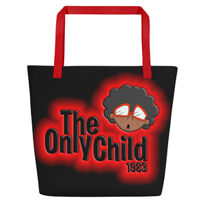 The Only Child 1983 Energy Burst Large Tote Bag (black)