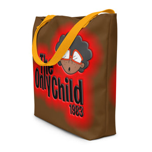 The Only Child 1983 Energy Burst Large Tote Bag (brown)