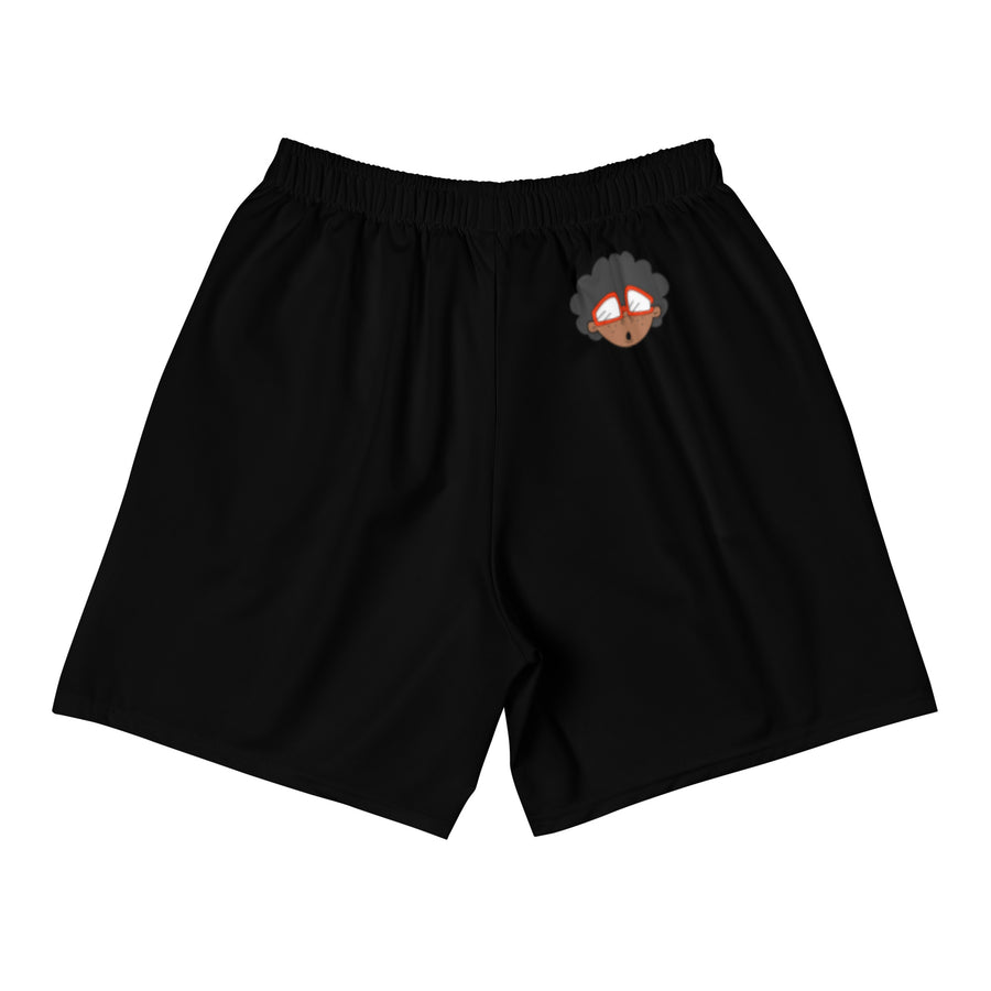 The Only Child 1983 Energy Burst Logo Men's Athletic Long Shorts (black)
