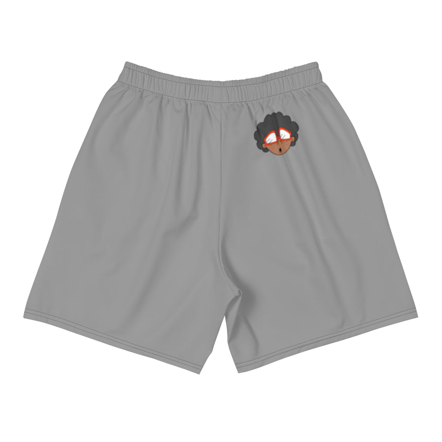 The Only Child 1983 Energy Burst Logo Men's Athletic Long Shorts (grey)