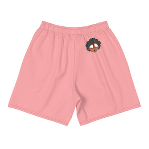The Only Child 1983 Energy Burst Logo Men's Athletic Long Shorts (pink)