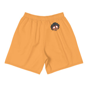 The Only Child 1983 Energy Burst Logo Men's Athletic Long Shorts (tangerine)