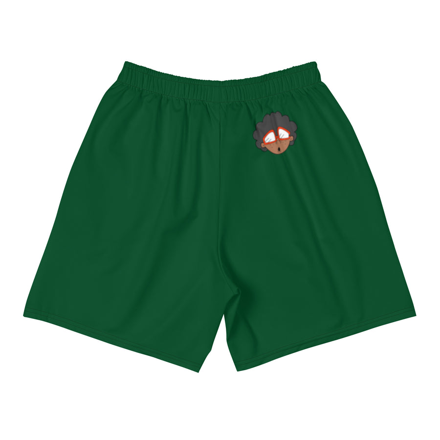 The Only Child 1983 Energy Burst Logo Men's Athletic Long Shorts (forest green)