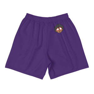 The Only Child 1983 Energy Burst Logo Men's Athletic Long Shorts (purple)