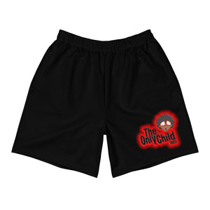 The Only Child 1983 Energy Burst Logo Men's Athletic Long Shorts (black)