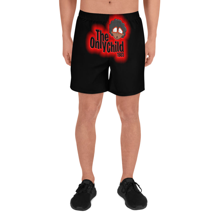 The Only Child 1983 BIG Energy Burst Logo Men's Athletic Long Shorts