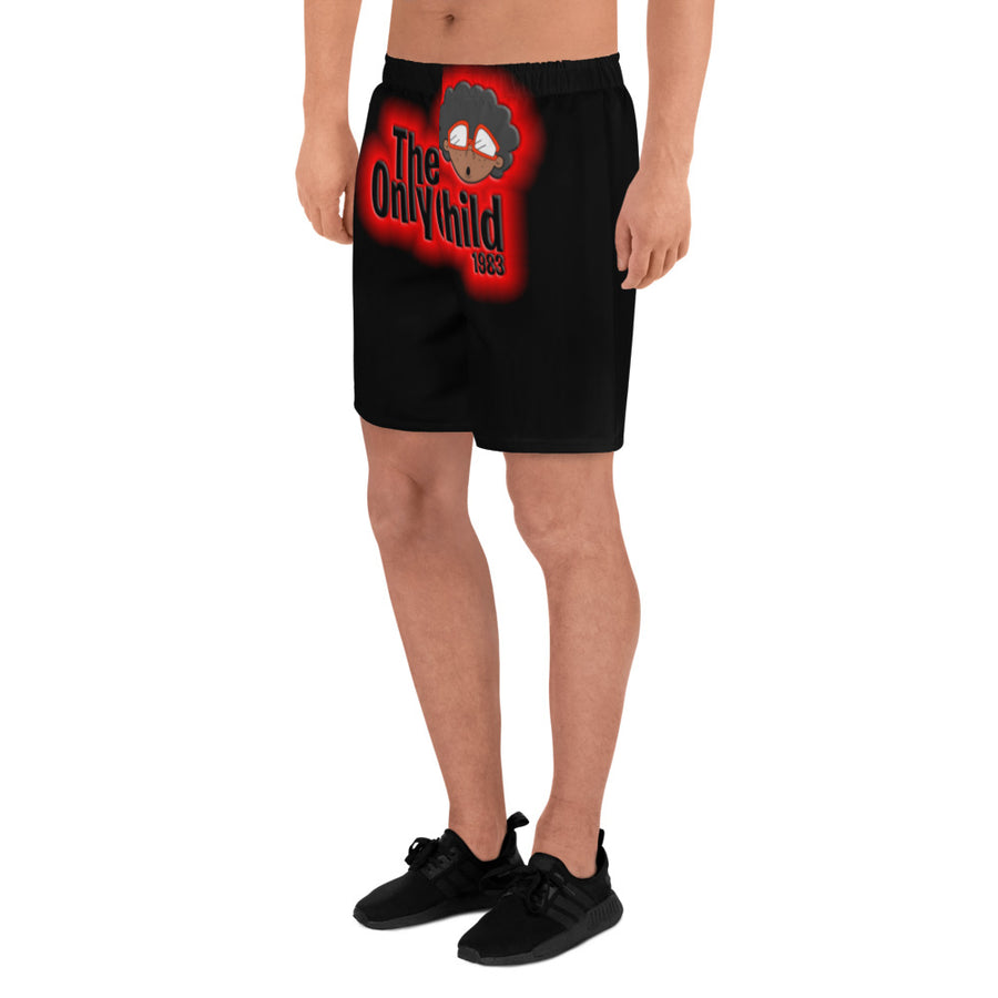The Only Child 1983 BIG Energy Burst Logo Men's Athletic Long Shorts