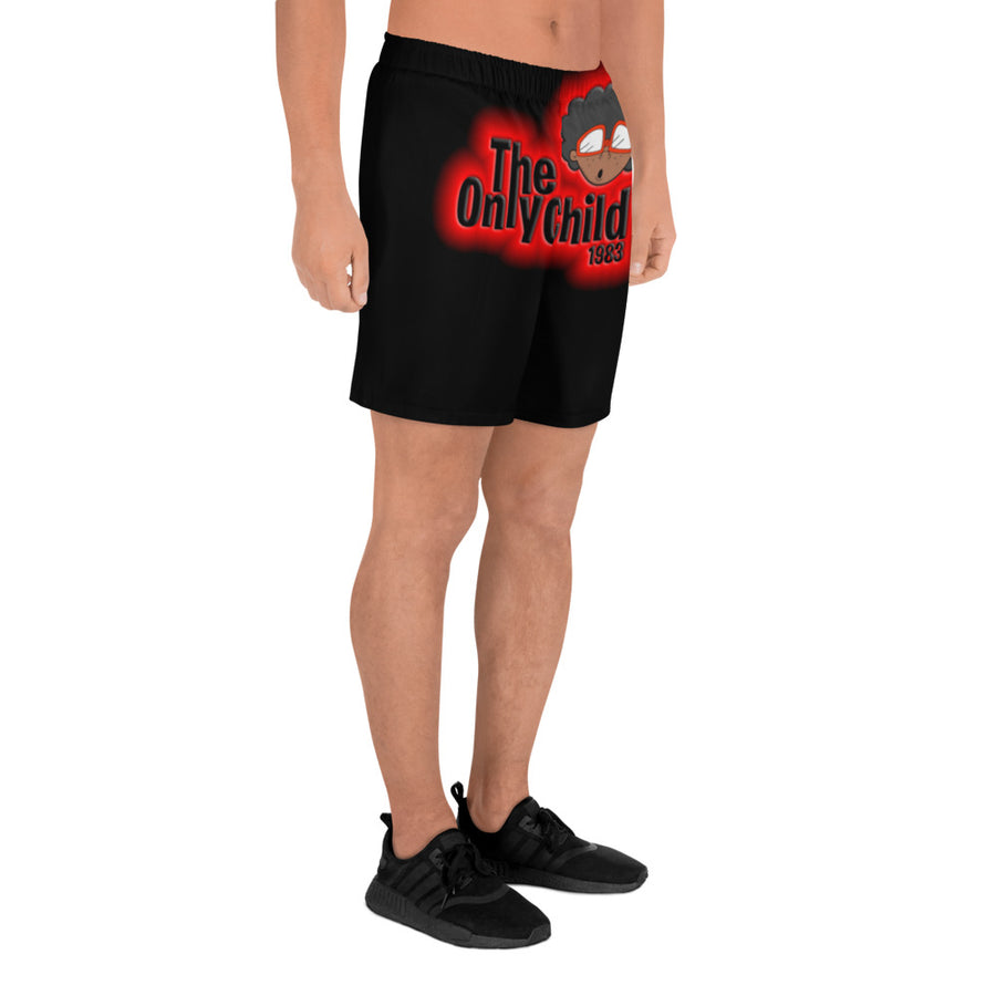 The Only Child 1983 BIG Energy Burst Logo Men's Athletic Long Shorts