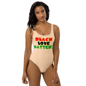 The Only Child 1983 BLACK LOVE MATTERS One-Piece Swimsuit (Nude)