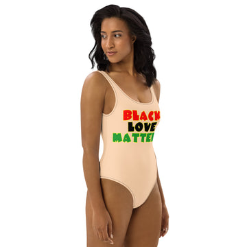 The Only Child 1983 BLACK LOVE MATTERS One-Piece Swimsuit (Nude)