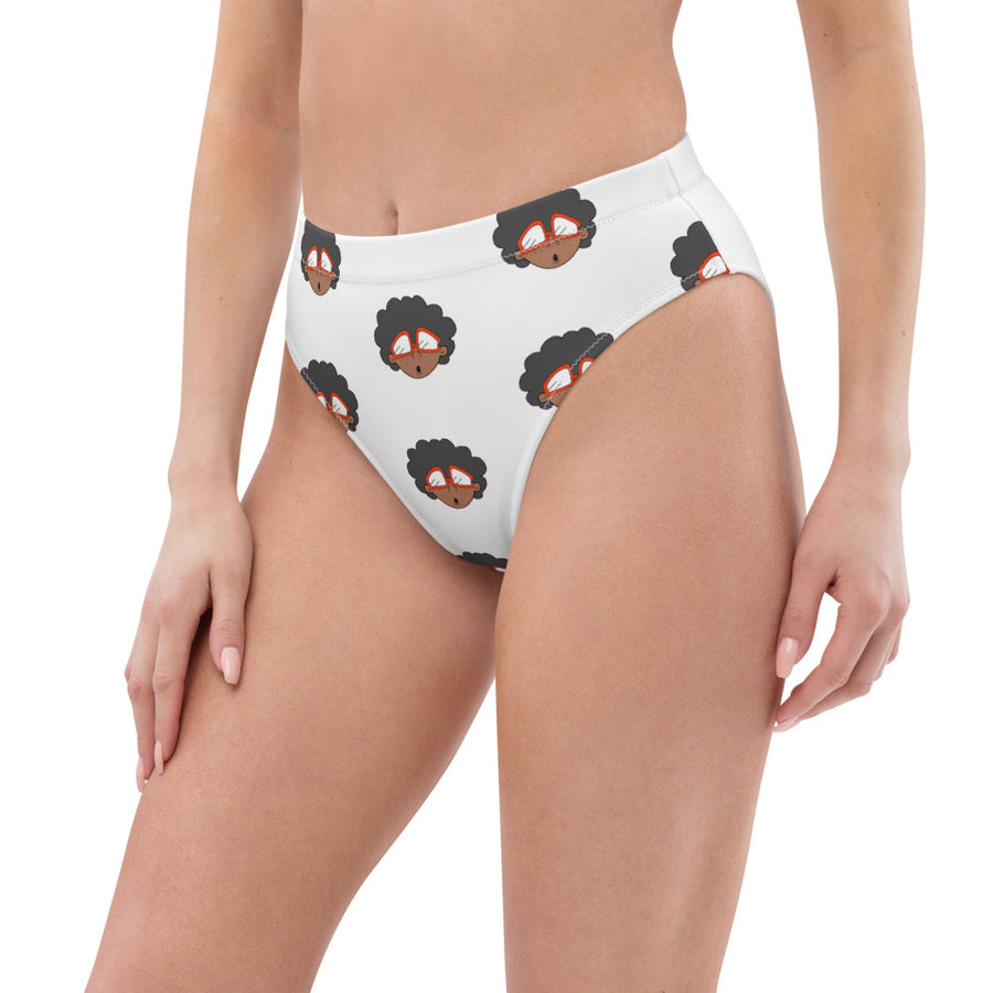 The Only Child 1983 Monogram Bighead logo Recycled high-waisted bikini Bottom (BOTTOM ONLY)