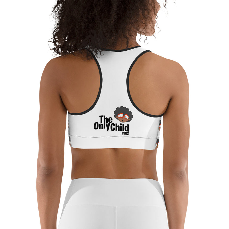 The Only Child 1983 Monogram Bighead Logo Sports bra