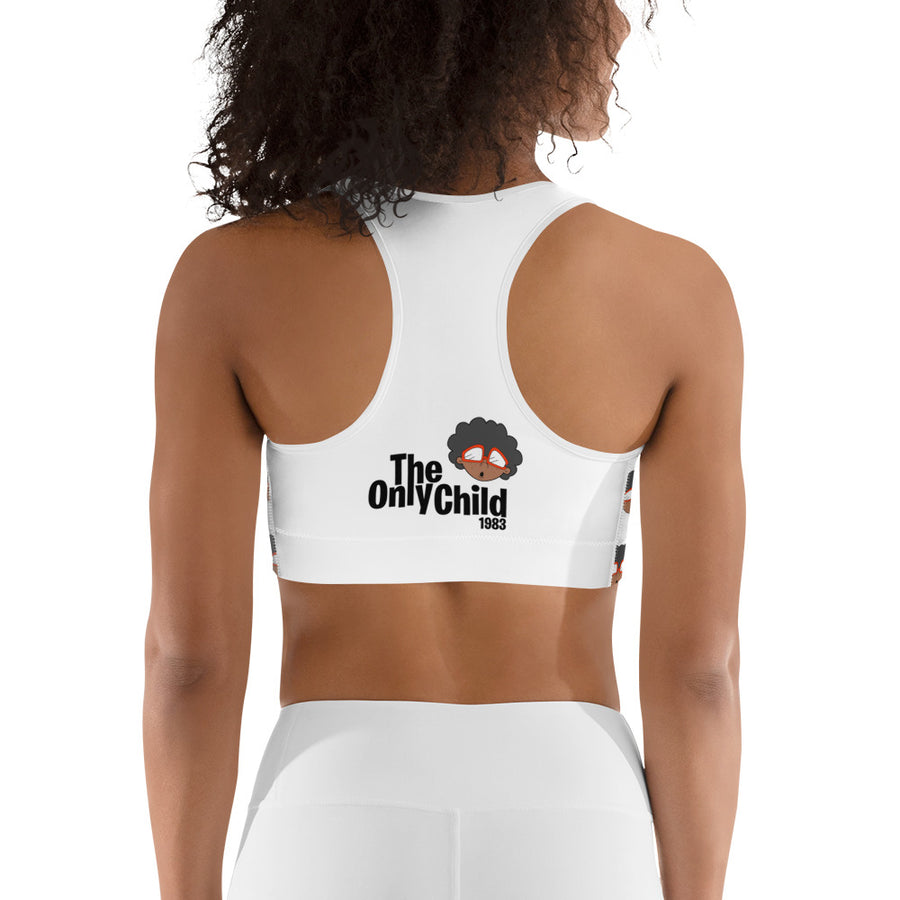 The Only Child 1983 Monogram Bighead Logo Sports bra