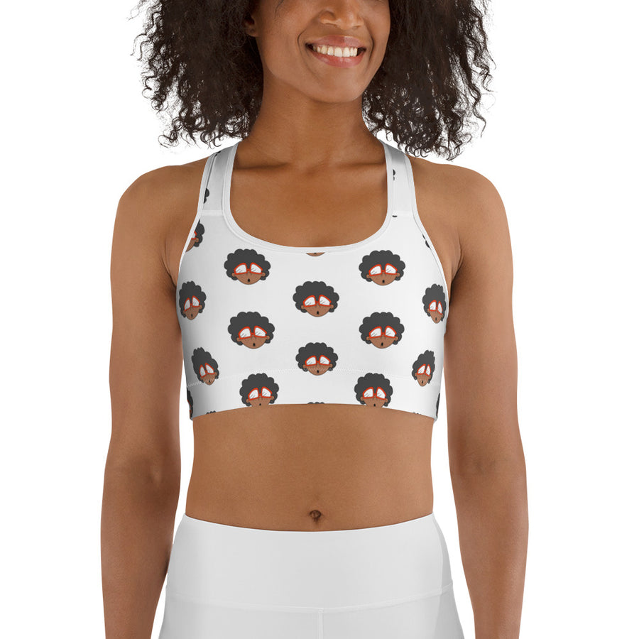 The Only Child 1983 Monogram Bighead Logo Sports bra