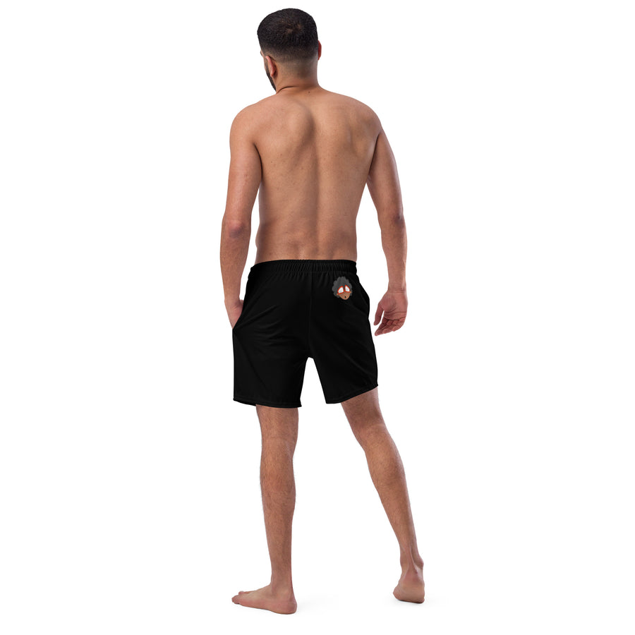 The Only Child 1983 Black Love Matters Men's swim trunks (Black)