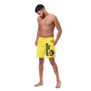 The Only Child 1983 Full Word Logo Men's swim trunks (yellow)