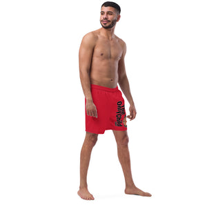 The Only Child 1983 Full Word Logo Men's swim trunks (red)